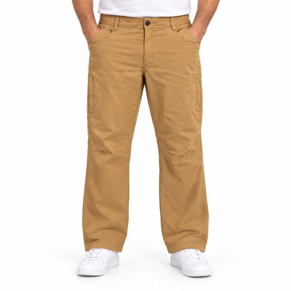 Orvis Classic Collection Pants Mens 38x29 Brown Lined Stretch Thermal Khakis